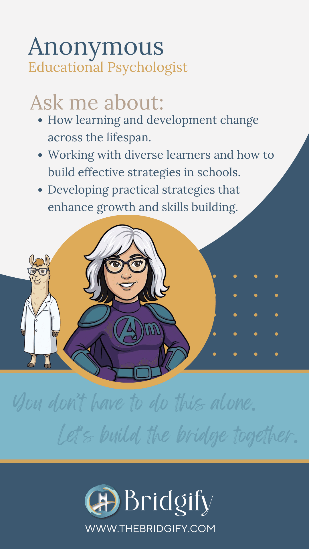 Anonymous Educational Psychologist — Educational Psychologist. Lifespan learning and development, working with diverse learners, and practical strategies for growth.